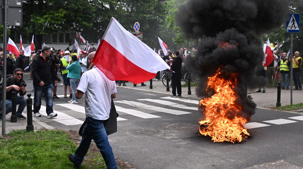 Protest rolników w Warszawie