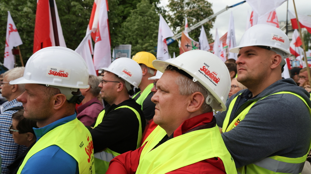 Protest rolników w Warszawie