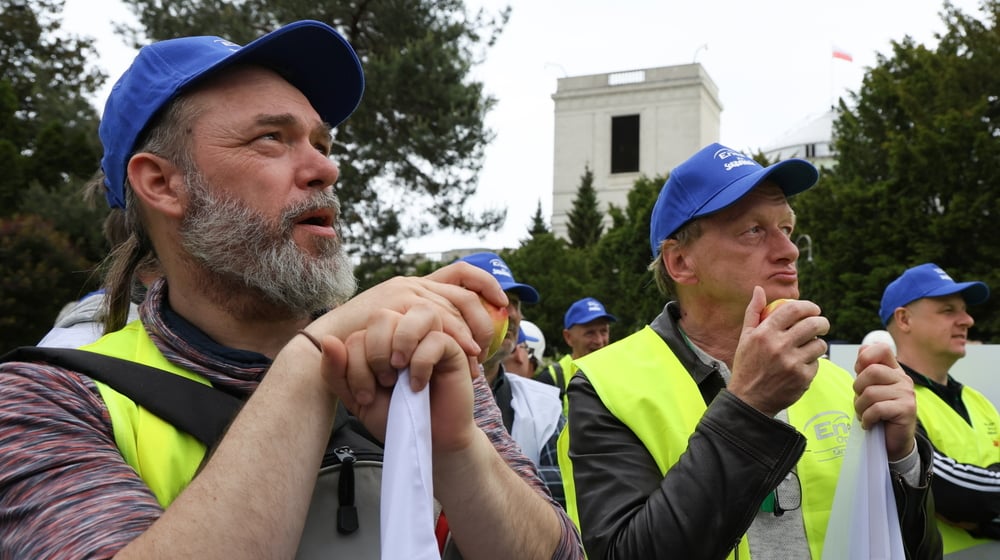 Protest rolników w Warszawie