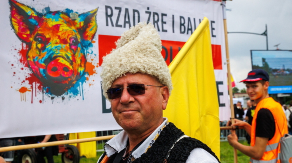 Protest rolników w Brukseli