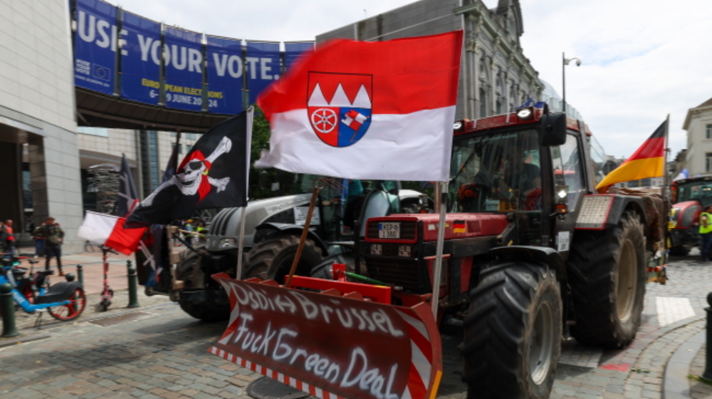 Protest rolników w Brukseli